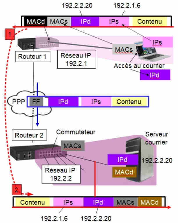 ARP rsolution adresses IP MAC