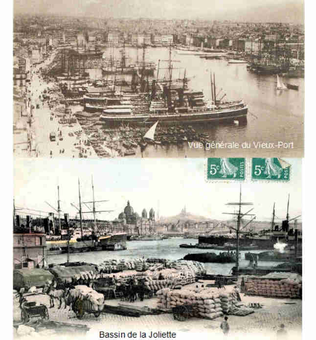 Port Marseille Fos-sur-Mer. Quais de la Joliette et Fos sur mer 