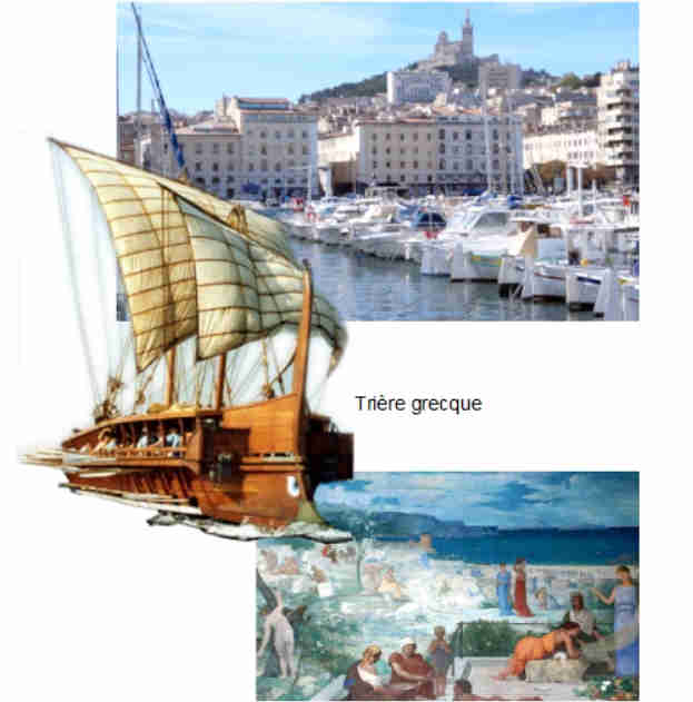 Marseille cit phocenne. Colons grecs venus de Phoce en Turquie 