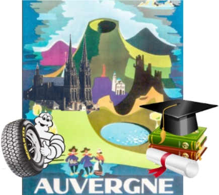 Clermont-Ferrand Volcans Auvergne Chane des Puys de Dme Michelin randonne