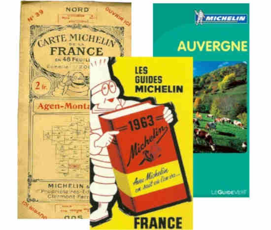 Michelin diteur carte routire guide vert gastronomique touristique 