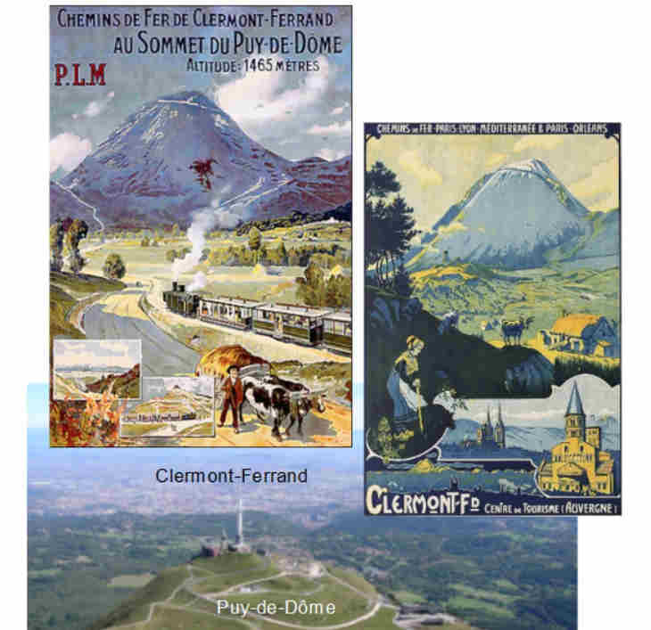 Sommet Puy de Dme Funiculaire panoramique Puy-de-Dme