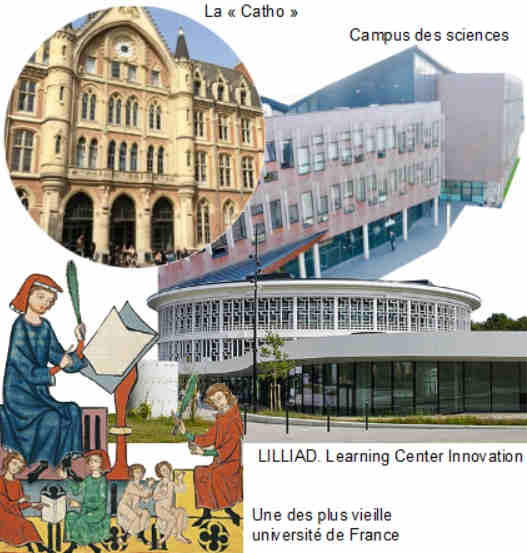 Universit publique et Universit catholique de Lille